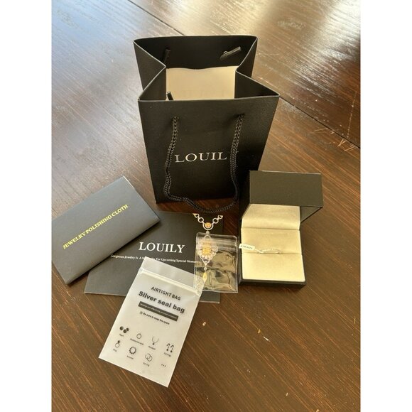 Louily Classic Full Eternity Band Thin Womens Wedding Band Sterling Silver Sz 6 - Picture 8 of 9